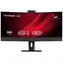34" ViewSonic VG3457CV schwarz / Monitor / VA / gebogen / 3440 x 1440 / 21:9 / 100 Hz / USB-C 100 W / RJ45 / Webcam