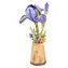 Robotime Lila Iris / 3D-Holzpuzzle / 73 Teile / ab 14 Jahren