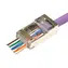 MicroConnect Modular EZ Plug / RJ-45-Stecker / 8P8C / Silber