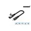 MicroConnect USB-C - USB-C-Kabel, schwarz, 0,15 m