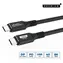 MicroConnect USB-C auf USB-C 0,25 m schwarz / Kabel