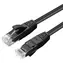 MicroConnect CAT6a U/UTP 0,15 m schwarz / Netzwerkkabel / RJ-45 / PoE / LSZH