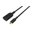 MicroConnect USB-C auf DisplayPort schwarz / Adapter / 4K UHD / 60 Hz / 0,2 m