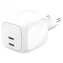 Belkin BOOST CHARGE PRO weiß / Ladegerät / 2x USB-C / 67W / PD / GaN / PPS