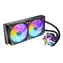 Azza HEX 240 ARGB schwarz / CPU-Wasserkühlung / 2x 120 mm / Pumpe mit 3600-4400 U/min / AM4, AM5, LGA1700