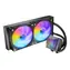 Azza Pyramid 240 ARGB schwarz / AIO-CPU-Wasserkühlung / 2x 120 mm / AMD + Intel