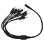 Xtendlan Stromverteiler 1:8 / Stromverteiler / DC Buchse 2,1 mm / Kabel 2 mm/0,3 mm