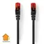 Nedis CAT6 20 m schwarz / Netzwerkkabel / U/UTP / Außenbereich / RJ45 / PVC