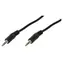 LogiLink Audiokabel 3,5-mm-Klinkenstecker (M) - 3,5-mm-Klinkenstecker (M), schwarz / Audiokabel / Anschluss / 1 m