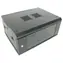 Xtendlan Wandrack 4 HE schwarz / Wandrack / 19" / 600 × 450 mm / Tragfähigkeit 60 kg / Glastür