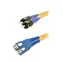 Xtendlan FO Patchkabel ST-SC 10 m / Optisches Patchkabel / 9/125 Duplex / G.652d / LS0H