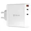 Devia Extreme Speed weiß / Ladegerät / GaN / 140 W / 2x USB-C / 1x USB-A
