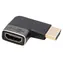 goobay / HDMI A(M)-HDMI A(F)-Adapter / Winkelstecker / 8K/60Hz / Vergoldete Anschlüsse