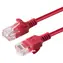 MicroConnect CAT6a U/UTP Slim 0,15 m rot / Patchkabel / RJ-45