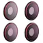 Pgytech P-32C-013 / Set mit 4 ND-PL-Filtern / ND8, ND16, ND32, ND64 / für DJI OSMO Action 3
