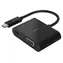 Belkin USB-C auf VGA 60W PD Adapter schwarz / Adapter / USB-C / VGA / Power Delivery 60W