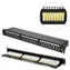 Extralink CAT6 STP V2 / Patchpanel / 24 Ports / geschirmtes STP / 1 HE / schwarz