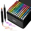 Extralink Alkoholmarker-Set / Marker / Doppelseitige Pinselspitze / 120 Stück