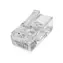 Nedis RJ45 Durchgangsverbinder CAT6 / RJ45-Stecker / UTP / vergoldet / 10 Stück / transparent