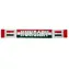 Sportteam Strickschal Ungarn 1 / 100 % Acryl / 130 x 18 cm