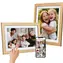 Wozinsky WRC-32 hellbraun / Digitaler Bilderrahmen / 10,1" / WLAN / 32 GB / Frameo-App