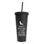 BLUESKY Becher Mittwoch 600 ml / Mit Strohhalm / Lizenzdesign