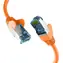 EFB Cat7 S/FTP 50 m orange / Patchkabel / RJ45-RJ45 / LSZH / 600 MHz
