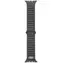 Audi Magnetring-Armband für Apple Watch 44/45/46/49 mm, schwarz / Magnetverschluss / Kunstleder
