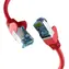 EFB S/FTP Cat7 0,25 m rot / Patchkabel / RJ45-RJ45 / LSZH / 600 MHz