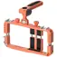 4smarts Video-Rig mit Funkauslöser, orange / Handyhalterung / Funkauslöser / Handybreite 58-85 mm