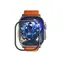 Redpoint Saphirglas mit Rahmen für Apple Watch Ultra / Schutzglas / Saphirglas / Edelstahlrahmen
