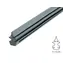 Compass Teflon-Scheibenwischerblatt 610 mm / Ersatz-Scheibenwischerblatt / Für Flachwischer