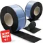 Label the cable mit Klettverschluss, schwarz, 50 mm breit, 5 m Rolle