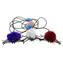 TEDDIES Springspinne / Spielzeug / Plüsch-Kunststoff / 7 cm / Farbmix / Ab 3 Jahren