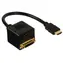 Valueline HDMI (F) - DVI-D 24+1p (F) Reduktion / Reduktion / High Speed mit Ethernet / 0,2 m / schwarz