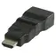 Valueline VLVP34905B / HDMI-Reduzierer / drehbar / vernickelt / 4K / 3D