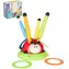 MERCO Marienkäfer-Spiel 3-in-1 / Ringe an Stöcken werfen / Ringdurchmesser 12,5 cm / ab 3 Jahren