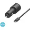 Motorola TurboPower 45W schwarz / Kfz-Ladegerät / USB-C / USB-A / PD / QC 3.0 / 1,5 m Kabel