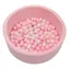 2KIDS TOYS Trockenes Bällebad rosa / Bällebad für Kinder / 121 Bälle / ab 6 Monaten