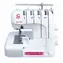 Guzzanti GZ 325 weiß / Overlock Nähmaschine / 100W / 12 verschiedene Stiche / Fadenabschneider / 1-5 mm Stich / LED Beleuchtung