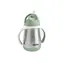 Beaba Thermoisolierbecher mit Strohhalm aus Edelstahl, 250 ml, Sage