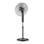 Noveen F450 schwarz / Standventilator / 45W / 3 Geschwindigkeiten / Oszillation / Höhe 105-130 cm