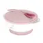 KikkaBoo Schüssel mit Saugnapf, Deckel und Löffel mit Wärmesensor Pink / Geeignet für Kinder ab 4 Monaten