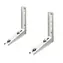 Wandhalterung MS118 540x400mm (1 Paar) weiß / Zur Befestigung des Klimagerätes an der Fassade / Belastbarkeit: 140 kg