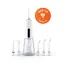 TrueLife AquaFloss Compact L100 / Munddusche / 300 ml / 6x Düsen / 3 Modi / Timer / Display / USB-C / IPX7