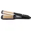 Huslog Triple Lockenstab mit Display schwarz-gold / 100 - 200 °C / 3 Temperaturen / 100W