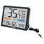 TechniSat IMETEO 110 schwarz / Wetterstation / LCD-Display / Temperatur / Luftfeuchtigkeit / CR2032