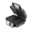 Huslog Waffeleisen schwarz / 1200W / 2 Waffeln / Antihaftbeschichtung