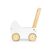 ECOTOYS Puppenwagen aus Holz weiß / ab 3 Jahren