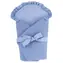 Bomimi Quick Swaddle mit Rüsche, Musselin, blau